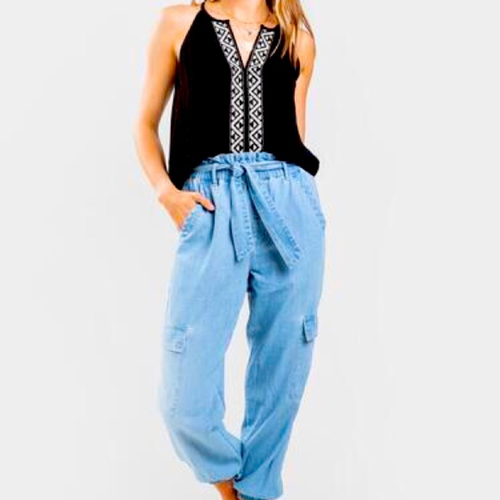 Harper Heritage Chambray Joggers